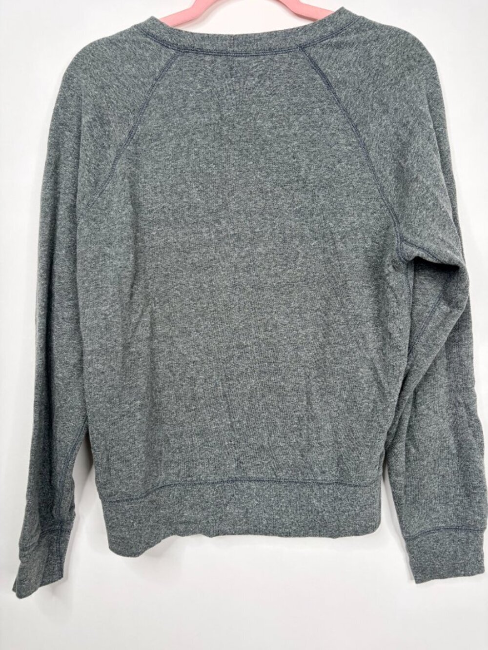 J. Crew Infield Fleece Crewneck Sweatshirt Heather Gray Small #A3051 - Picture 5 of 8